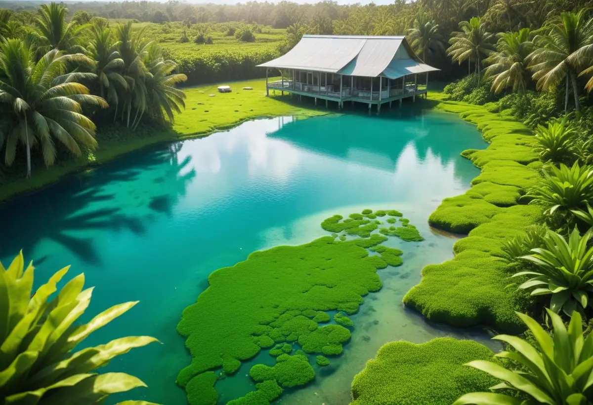 Upptäck spirulina – supermat för en hälsosam livsstil! illustration